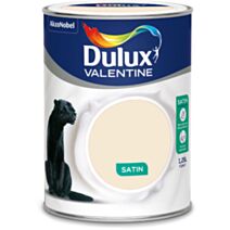 Peinture intérieure Crème de couleur satin Blanc Cassé 1,25L - DULUX VALENTINE
