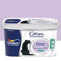 Peinture intérieure Crème de couleur satin Fantaisie Parme 2,5L - DULUX VALENTINE
