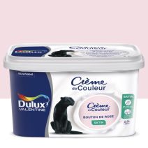 Peinture intérieure Crème de couleur satin Bouton de Rose 2,5L - DULUX VALENTINE