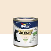 Peinture Laque Boiseries et Ferronnerie Valénite Blanc Cassé Satin 0,5L - DULUX VALENTINE