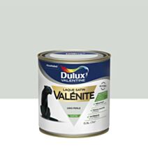 Peinture Laque Boiseries et Ferronnerie Valénite Gris Perle Satin 0,5L - DULUX VALENTINE