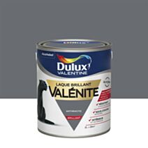 Peinture Laque Boiseries et Ferronnerie Valénite Anthracite Brillant 2L - DULUX VALENTINE