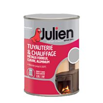 Peinture spéciale tuyauterie et chauffage satin Aluminium 0,25L - JULIEN