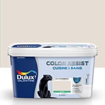 Peinture Pièces Humides Color Resist Cuisine & Bains Lin Clair Satin 2L - DULUX VALENTINE