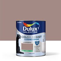 Peinture Pièces humides Color Resist Cuisine & Bains Taupe Satin 0,75L - DULUX VALENTINE