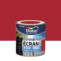 Peinture Ecran+ Fer Rouge Agricole Brillant 0,5L - DULUX VALENTINE