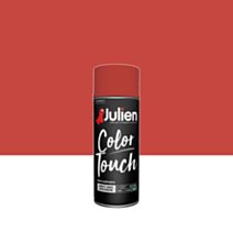 Peinture aérosol Multi-supports Color Touch Rouge Feu Satin 400ml - JULIEN