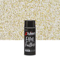 Peinture aérosol Multi-supports Color Touch Effet Pailleté Or 400ml - JULIEN