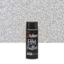 Peinture aérosol Multi-supports Color Touch Effet Pailleté Argent 400ml - JULIEN