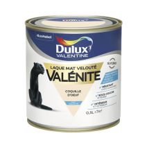 Peinture Valénite velouté mat 0,5L coquille d'oeuf DULUX VALENTINE