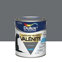 Peinture Valénite velouté mat 2L anthracite DULUX VALENTINE