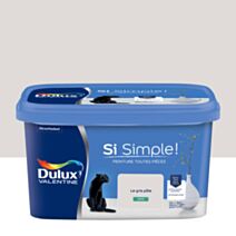 Peinture toutes pièces Si Simple ! Le Gris Pâle Satin 2,5L - DULUX VALENTINE