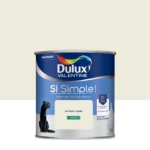  Peinture toutes pièces Si Simple ! Le Blanc Cassé Satin 0,5L - DULUX VALENTINE