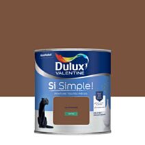 Peinture toutes pièces Si Simple ! Le Chocolat Satin 0,5L - DULUX VALENTINE