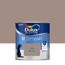  Peinture toutes pièces Si Simple ! Le Taupe Satin 0,5L - DULUX VALENTINE