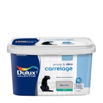 Peinture De Rénovation Dulux Valentine Simple & Deco Carrelage Satin Béton Gris 2 L