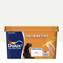 Peinture Murs Plafonds Boiseries Color Resist Blanc Pur Mat 2,5L - DULUX VALENTINE