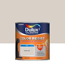 Peinture Murs Plafonds Boiseries Color Resist Galet Clair Mat 0,5L - DULUX VALENTINE