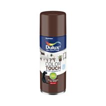 Peinture Aérosol Color Touch Brillant Brun Châtaigne 400ml - DULUX VALENTINE