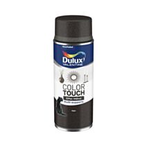 Peinture aérosol Multi-supports Int/Ext Color Touch Effet Noir Métallisé 400ml - DULUX VALENTINE