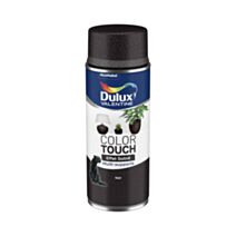 Peinture aérosol Multi-supports Int/Ext Color Touch Effet Sablé Noir 400ml - DULUX VALENTINE