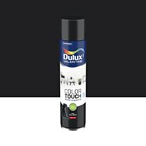 Peinture aérosol Multi-supports Int/Ext Color Touch Noir Brillant 600ml - DULUX VALENTINE