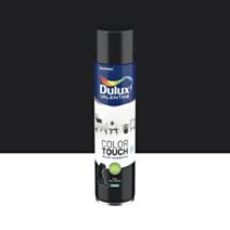 Peinture aérosol Multi-supports Int/Ext Color Touch Noir Satin 600ml - DULUX VALENTINE