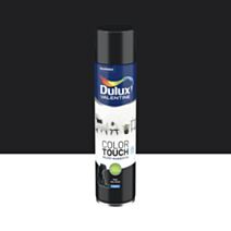 Peinture aérosol Multi-supports Int/Ext Color Touch Noir Mat 600ml - DULUX VALENTINE