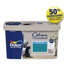 Peinture Crème de couleur mat acapulco 2,5L - DULUX VALENTINE