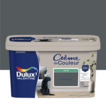 Peinture murs et boiseries Crème de Couleur Satin Anthracite 2,5L - DULUX VALENTINE