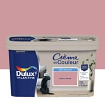 Peinture Crème de couleur mat vieux rose 2,5L - DULUX VALENTINE