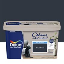 Peinture murs et boiseries Crème de Couleur Mat Bleu d’Encre 2,5L - DULUX VALENTINE