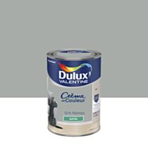 Peinture murs et boiseries Crème de Couleur Satin Gris Alpaga 1,25L - DULUX VALENTINE