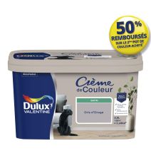 Peinture Crème de couleur satin gris d'orage 2,5L - DULUX VALENTINE