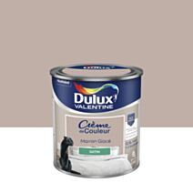 Peinture murs et boiseries Crème de Couleur Satin Marron Glacé 0,5L - DULUX VALENTINE