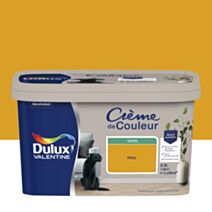 Peinture Crème de couleur satin miel 2,5L - DULUX VALENTINE