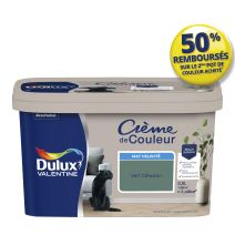 Peinture Crème de couleur mat vert céladon 2,5L - DULUX VALENTINE