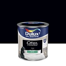 Peinture murs et boiseries Crème de Couleur Satin Noir 0,5L - DULUX VALENTINE