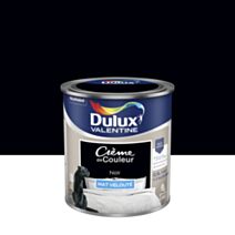Peinture murs et boiseries Crème de Couleur Mat Noir 0,5L - DULUX VALENTINE