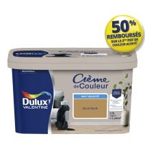 Peinture Crème de couleur mat ocre doré 2,5L - DULUX VALENTINE