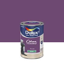 Peinture murs et boiseries Crème de Couleur Satin Prune 1,25L - DULUX VALENTINE