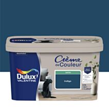 Peinture Crème de couleur satin bleu indigo 2,5L - DULUX VALENTINE
