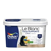 Peinture intérieure Crème de Peinture Blanc Satin 2,5L - DULUX VALENTINE