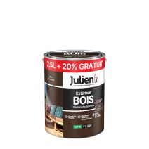 Peinture bois extérieur Brun Normandie 2,5L+20% - JULIEN
