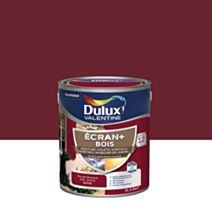 Peinture Ecran+ Bois Satin Rouge Basque 2L - DULUX VALENTINE