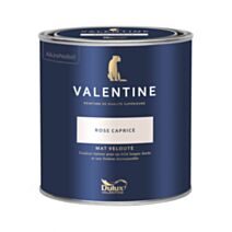 Peinture Valentine Mat Velouté Rose Caprice 0,5L- DULUX VALENTINE