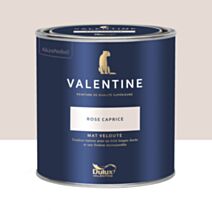 Peinture Valentine Mat Velouté Rose Caprice 0,5L- DULUX VALENTINE