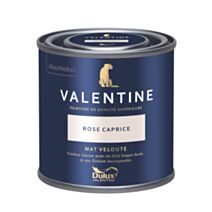 Peinture Valentine Mat Velouté Rose Caprice 0,125L- DULUX VALENTINE