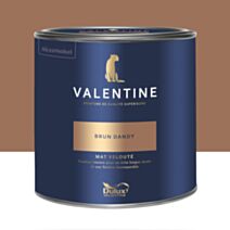 Peinture Valentine Mat Velouté Brun Dandy 2L- DULUX VALENTINE