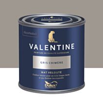 Peinture Valentine Mat Velouté Gris Chimère 0,125L- DULUX VALENTINE